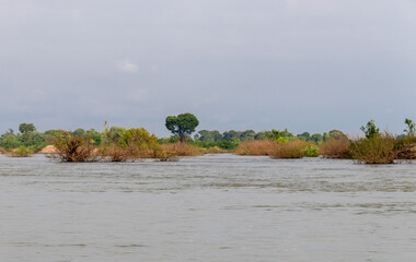 Fleuve Mékong à Kratie, Cambodge