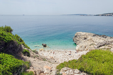 Nice place for rest and swimming in Palma de Mallorca, Spain