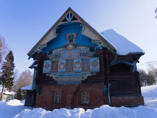 Fairy-tale house Teremok in the Talashkino estate. Flenovo of the Smolensk oblast of Russia.