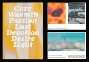 Cool Colorful Travel Magazine Layout