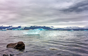 Iceberg in Jökulsárlón Glacier Lagoon