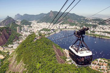 Cable car from sugarloaf