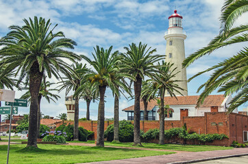 Beatiful lighthouse in Punta del Este, Uruguay