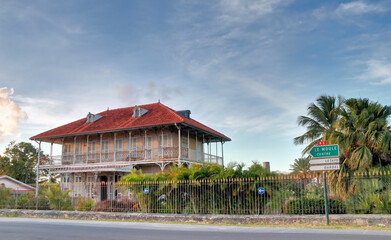 Maison coloniale Hantée Zévallos à Le Moule en Guadeloupe