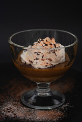 Chocolate coffee panna cotta