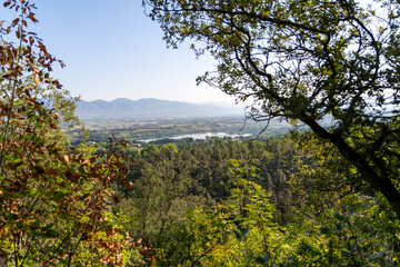 panorama of the lake of narni