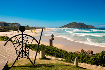 view from the beach Tropical beach, Santinho beach, Florianopolis, Santa Catarina, Brazil, Florianópolis,