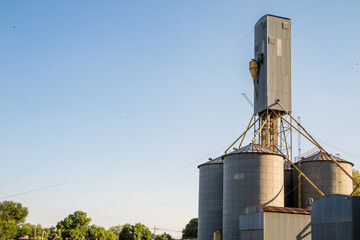 Silos plant for the storage and drying of cereal
