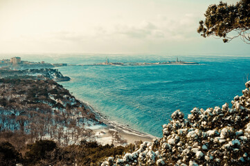 Winter landscape, Black sea