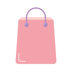 shopping bag on white background