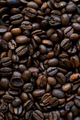roasted coffee beans background