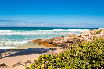 beach and rocks Tropical beach, Santinho beach, Florianopolis, Santa Catarina, Brazil, Florianópolis,