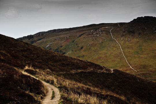 G&oacute;rskie szlaki w masywie Tarnicy, Bieszczady, Polska