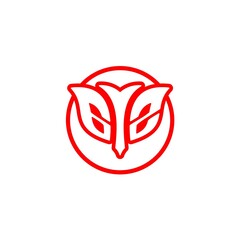 initial letter G Z bow and arrow, modern minimalist design with circle decoration.