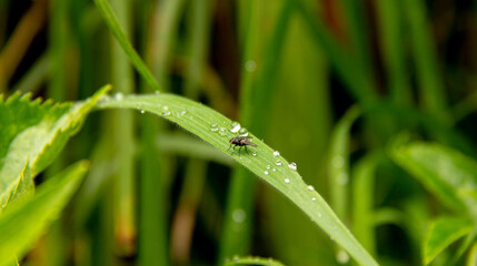 Mosca en la lluvia