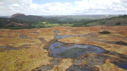 Mountain range scenery at Matobo National Park
