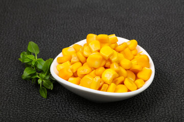 Young sweet corn