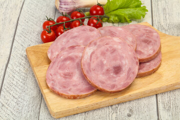 Natural ham made from pork