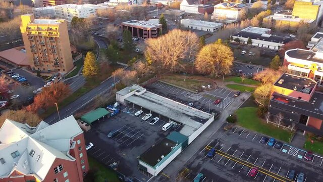 Aerial view of downtown Salem Oregon