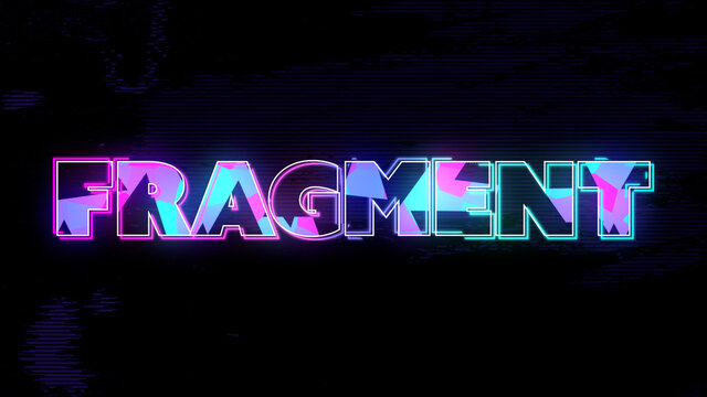 Neon Fragment Title