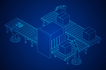 Robotic arm manufacture technology industry assembly mechanic hand