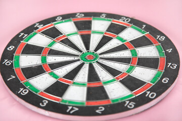 arrow target on the table