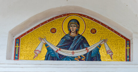 mosaic of the old church