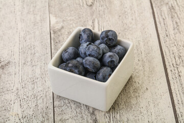 Ripe sweet tasty blueberries heap