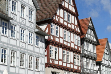 Fachwerkfassaden in Melsungen / Hessen