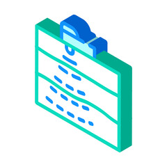 georadar scanning earth isometric icon vector illustration