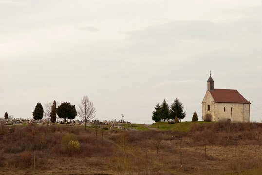 Nasice, Croatia - March 20, 2010: Templar church in Nasice