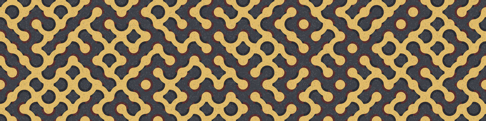 Abstract Geometric Pattern generative computational art illustration