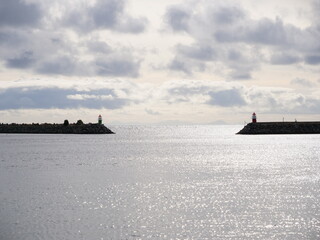 The small harbour of Kercabellec in the west of France.
