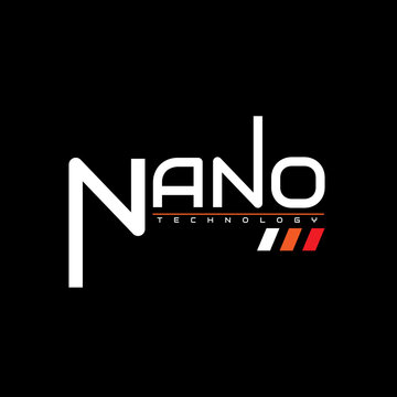 Nano Technology, stylish typography slogan for t-shirts design, clothing, hoodies, etc. Vector print, typography, poster. Global swatches.