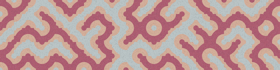 Abstract Geometric Pattern generative computational art illustration