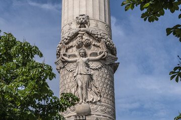The Throne Barrier and two columns were constructed as part of Wall of Farmers General back in...