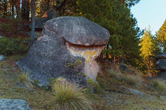 Vista del Parque natural "piedras encimadas", Puebla M&eacute;xico, Una hermosa tarde caminando por la naturaleza con vistas hermosas de un pedaso de paraiso.