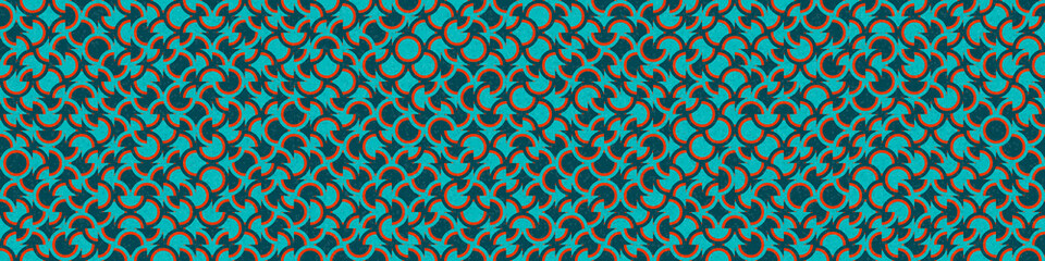 Abstract Geometric Pattern generative computational art illustration