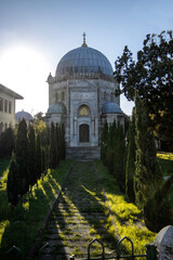 Eyup,Istanbul,Turkey-November 26,2020. Sultan Reshad (Mehmet V) mausoleum.He was thirty fifth of monarch and hunderth of caliphs of Islam. He was the third son of Sultan Abdulmecid. 