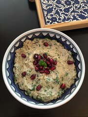 Baba ganouj eggplant dip