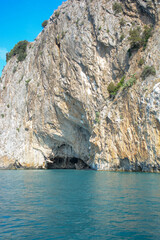 Fototapeta na wymiar cliffs of Palinuro
