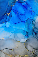 Fluid Art . Abstract colorful background, wallpaper. Mixing acrylic paints. Modern art. Marble texture. Alcohol ink colors translucent