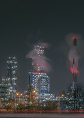 oil refinery at night  © Jurand