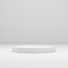 White podium