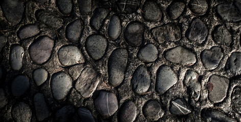 close up of stone floor - background texture