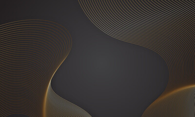 Abstract elegant background with luxurious flowing lines. Vector