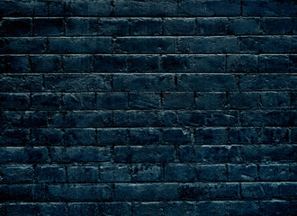 Dark brick texture wall background.