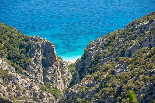 landscape of supramonte in Sardinia