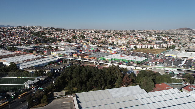 &ldquo;Vista sobre el desnivel, el 28 de noviembre de 2020, en Atizap&aacute;n de Zaragoza, Estado de M&eacute;xico"