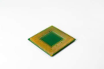CPU isolated on a white background